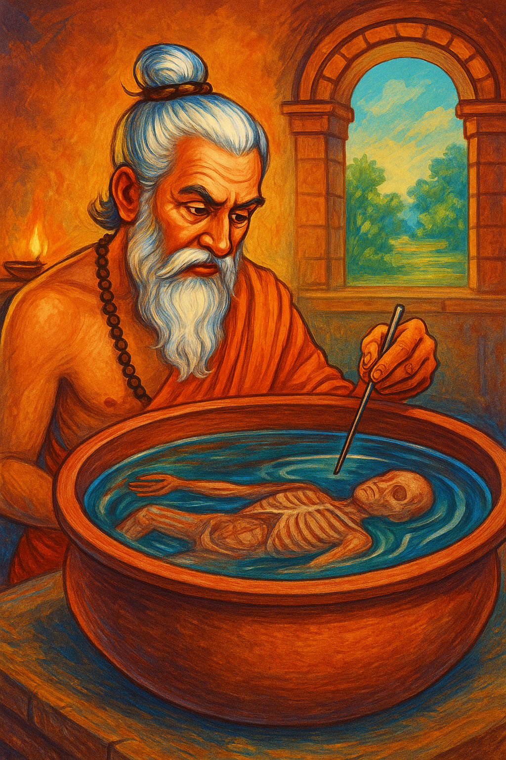 Sushruta, ancient surgery, Vedic medicine, anatomy training, Hindu science, submerged cadavers, traditional Indian science, Ayurvedic history, gurukul system, historical medical research, Surgeon Sushruta’s Pioneering Procedures