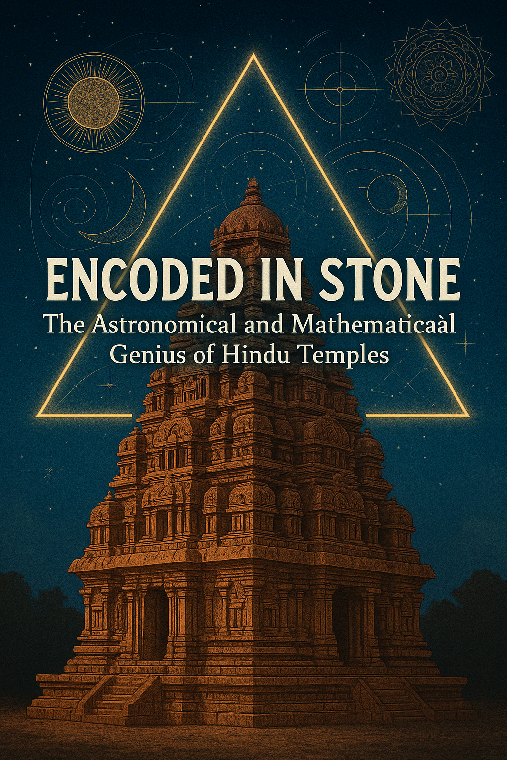 Hindu temple architecture, sacred geometry, Vedic science, astronomical alignment, Konark Sun Temple, Chidambaram temple, Sulba Sutra, temple mathematics, ancient Indian knowledge, mandala design, archaeoastronomy, Hinduinfopedia, Encoded in Stone,Encoded