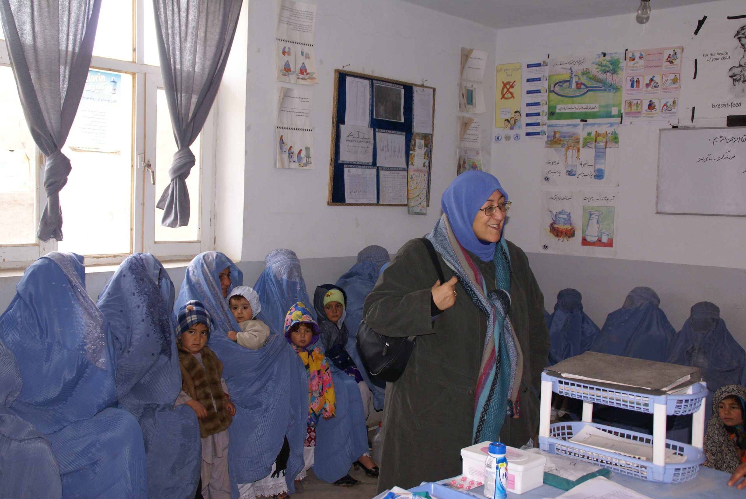 Afghanistan, education, women's rights, health clinic, classroom, community engagement, burqas, teaching, learning, empowerment, Taliban