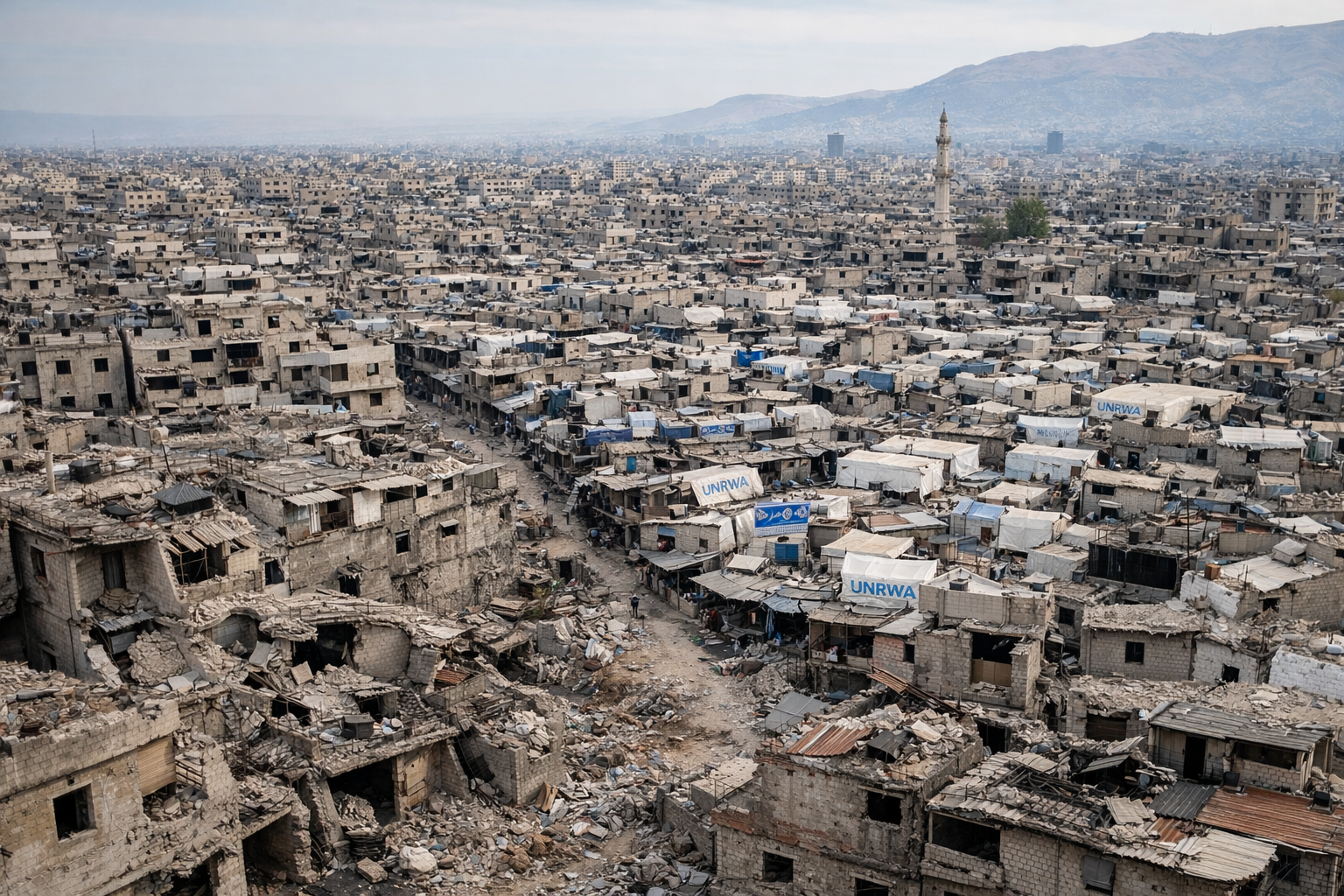 Syria refugee camps, Palestinian refugees, UNRWA camps, permanent refugee settlements, Middle East geopolitics, statelessness, refugee containment, demographic conflict, humanitarian aid systems, security architecture