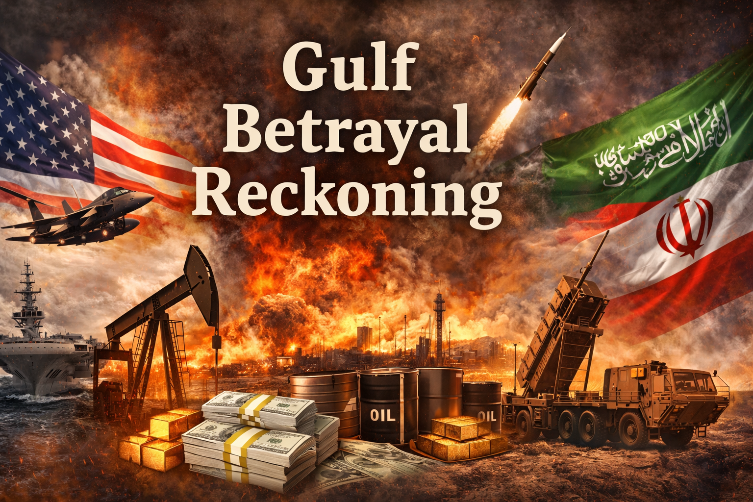 Gulf conflict, Iran USA tensions, West Asia war, oil economy, petrodollar system, military power, energy geopolitics, defence systems, economic warfare, global strategy